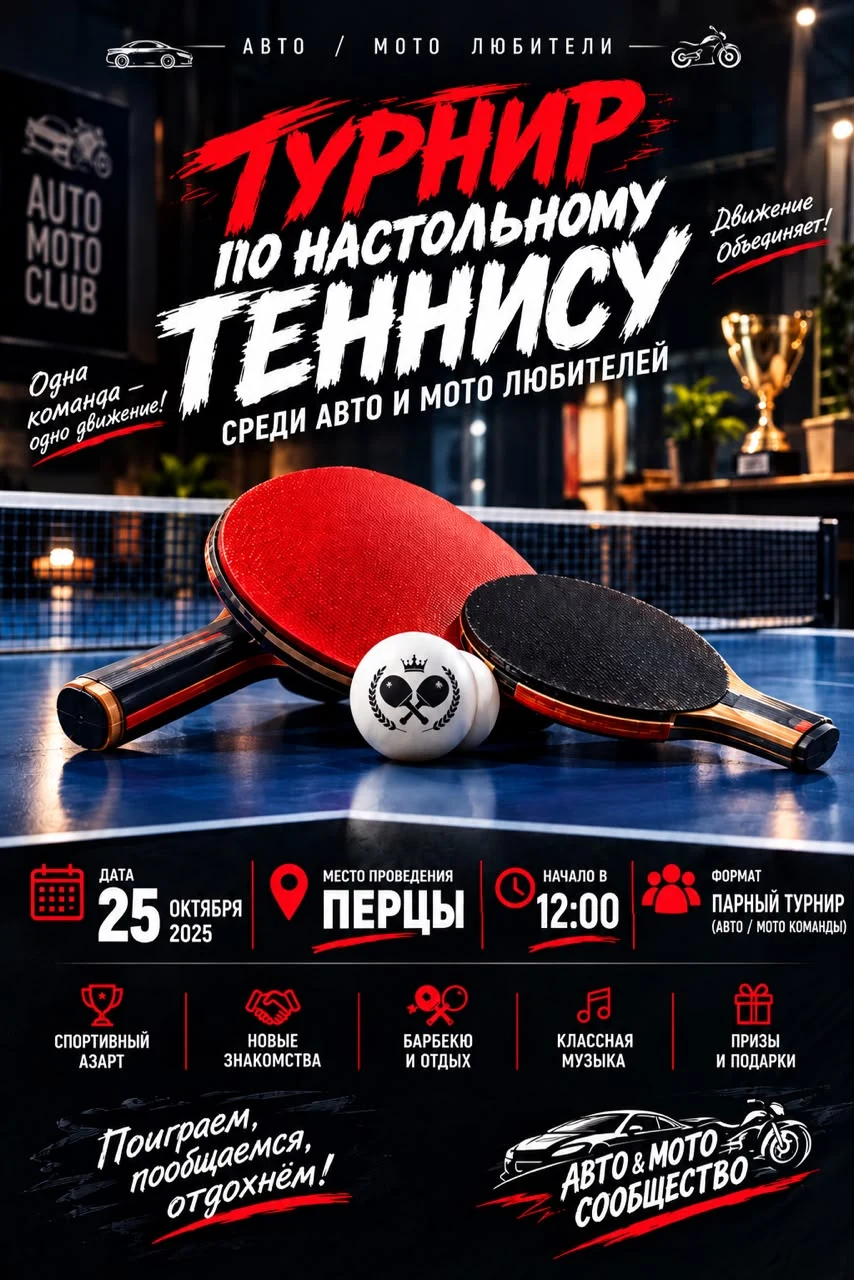Турнир по настольному теннису